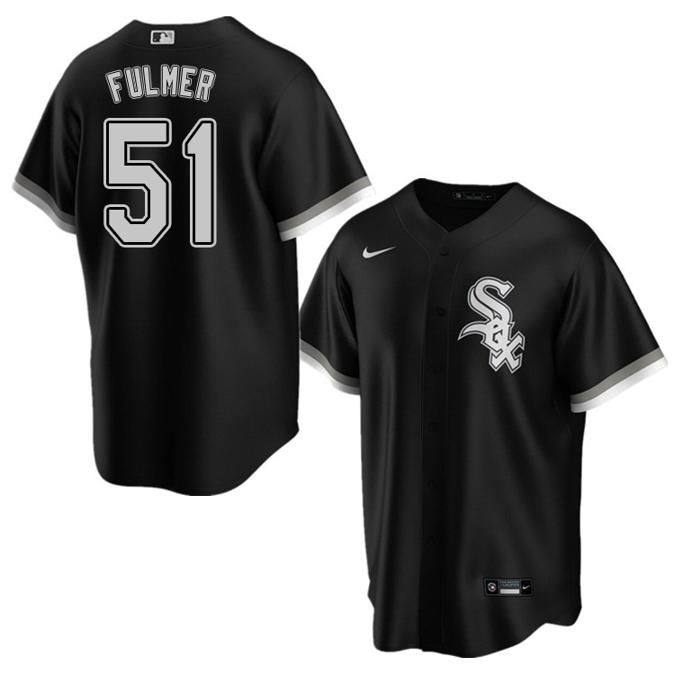 Nike Men #51 Carson Fulmer Chicago White Sox Baseball Jerseys Sale-Black